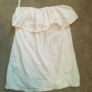 Lilly Pulitzer white strapless top